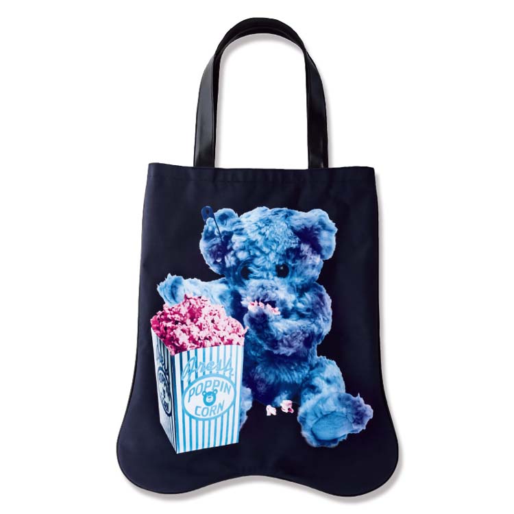 Japanese magazine gift YSL embroidery Logo All Black Canvas tote bag –  JapanHandbag