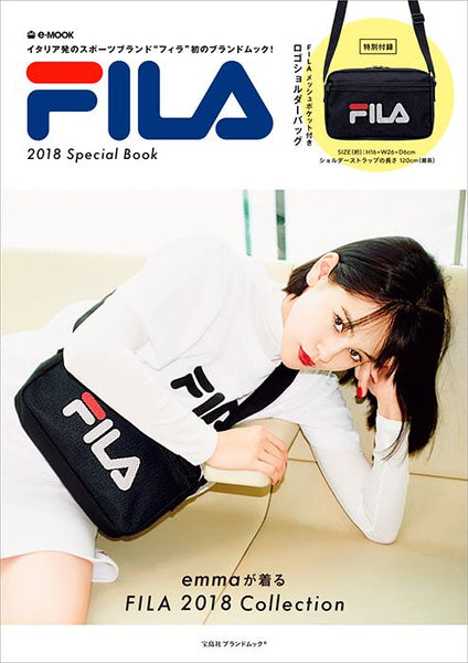 Japanese magazine gift FILA Crossbody bag with zipper