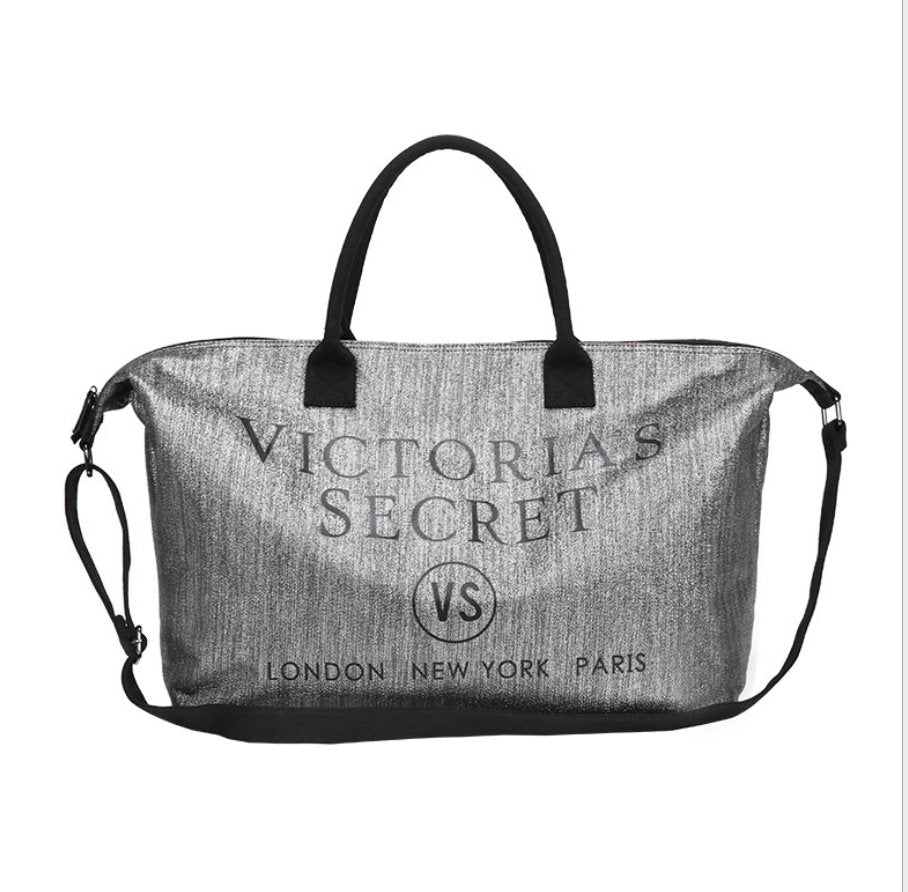 Victoria's Secret Large Black Tote Bag - Gem
