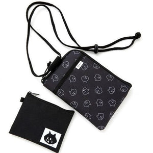 Japanese magazine gift Nya 2 in 1 crossbody bag ID cover with purse