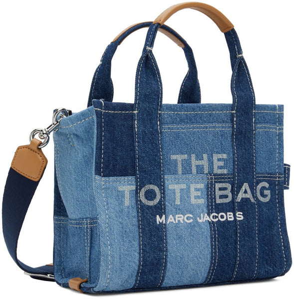 MARC JACOBS Blue Mini Traveler Tote Bag