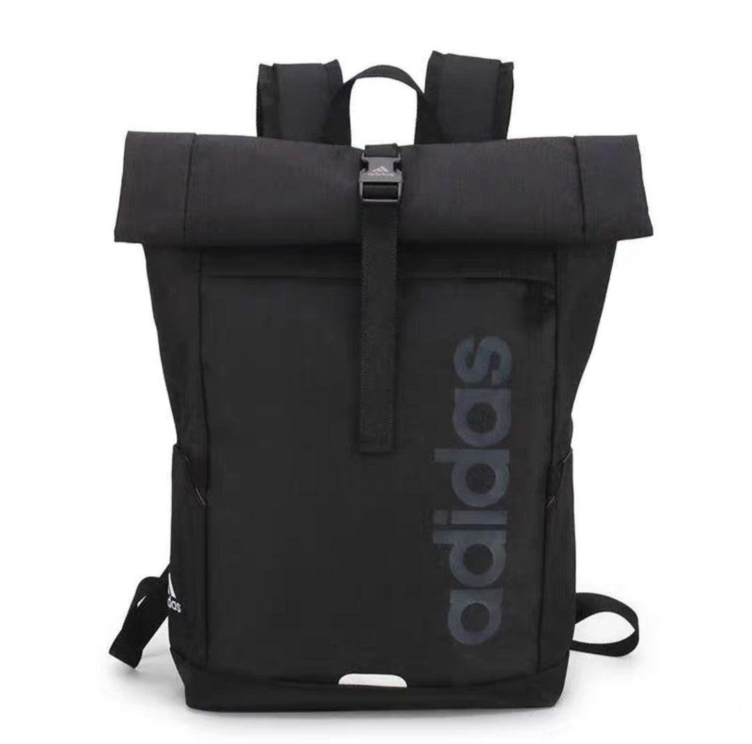 adidas backpack roll top Adidas Roll-Top Waterproof canvas material Backpack 3 color – JapanHandbag