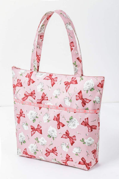 Japanese magazine gift Pink House limited edition Shoulder Bag with Zipper