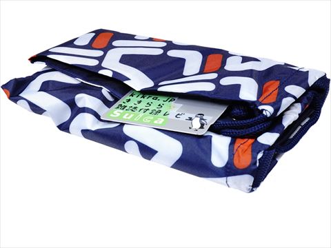Japanese magazine gift FILA Rope blue nylon bag Backpack