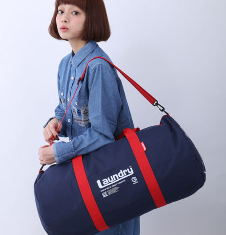 Japanese magazine gift Laundry Blue Duffel Bag