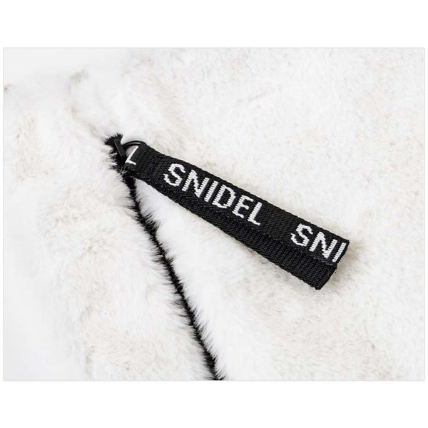 apanese magazine gift Snidel sliver + white fur bag crossbody bag set