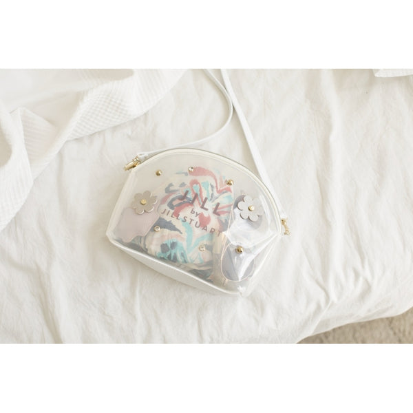 Japanese magazine gift Jill Stuart Two sides (frosted/white) Crossbody bag