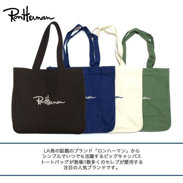 Ron Herman Canvas tote bag 4 color to choose
